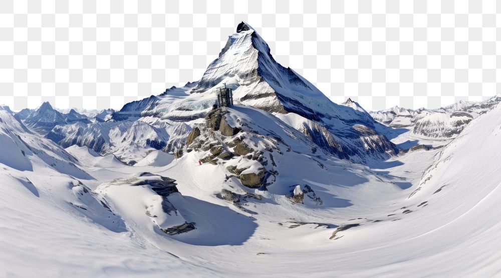 PNG Matterhorn landscape panoramic mountain. AI generated Image by rawpixel.