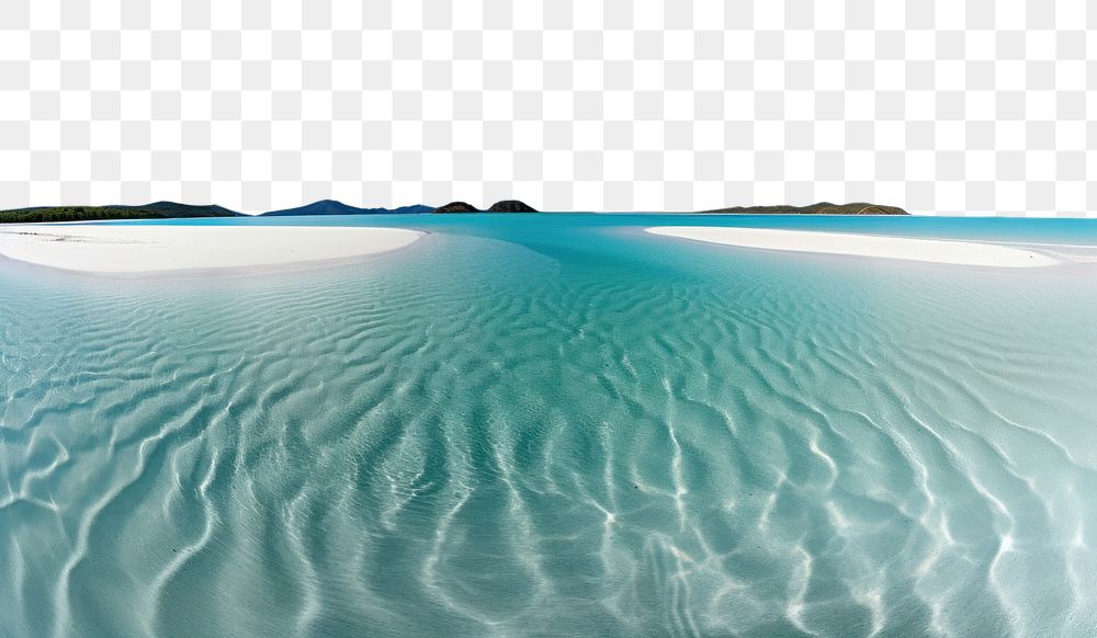 PNG Whitehaven Beach landscape outdoors horizon. AI generated Image by rawpixel.