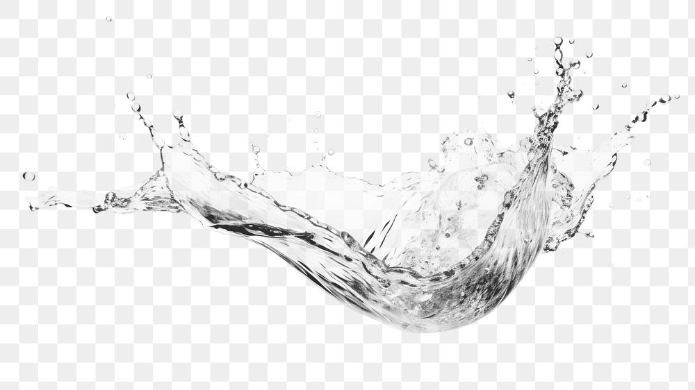 PNG Water splashing backgrounds white background refreshment