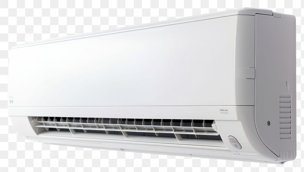 PNG  White air conditioner white background architecture technology. AI generated Image by rawpixel.