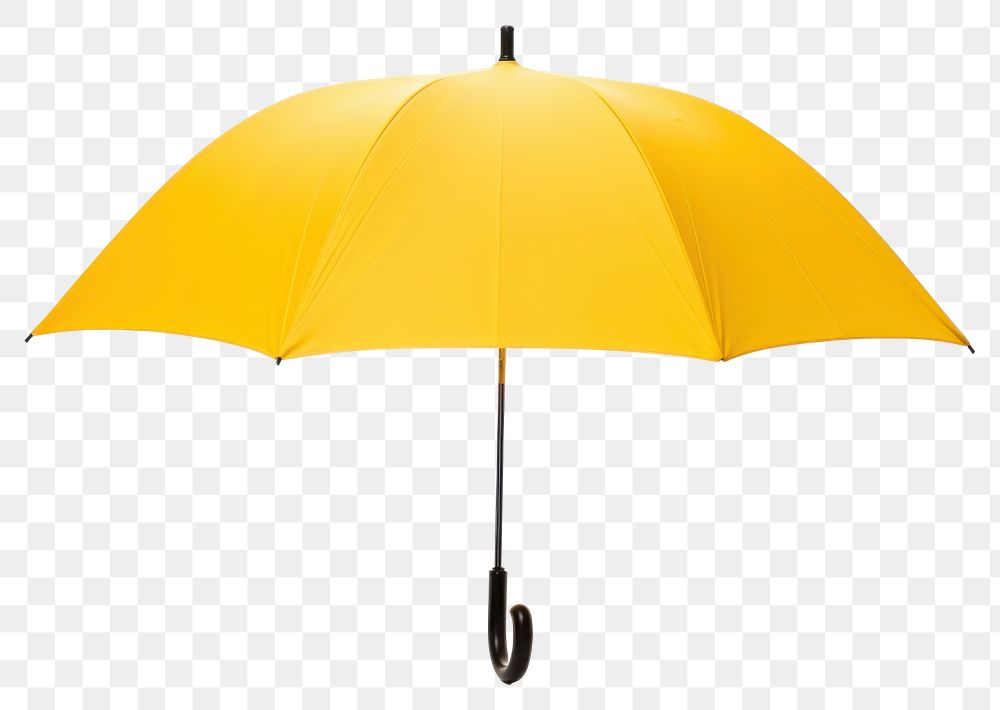 PNG Yellow umbrella white background protection sheltering. 