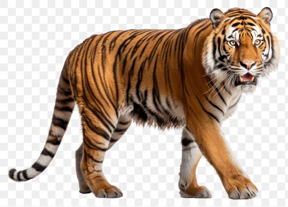 PNG  Royal tiger wildlife animal mammal. AI generated Image by rawpixel.