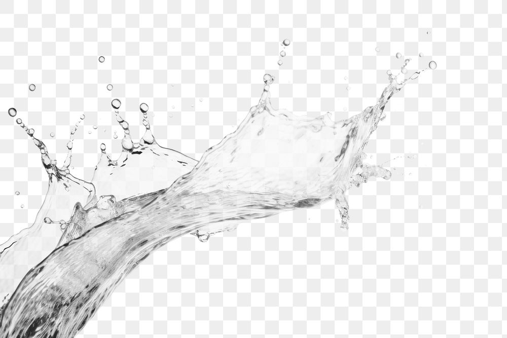 PNG Water splash backgrounds water white background