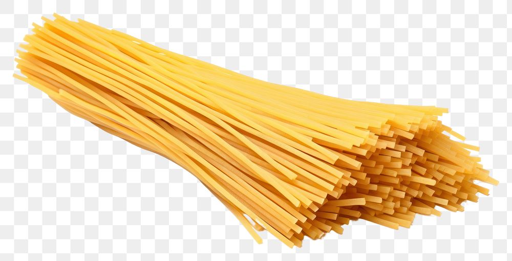 PNG  Uncooked spaghetti pasta food white background. AI generated Image by rawpixel.