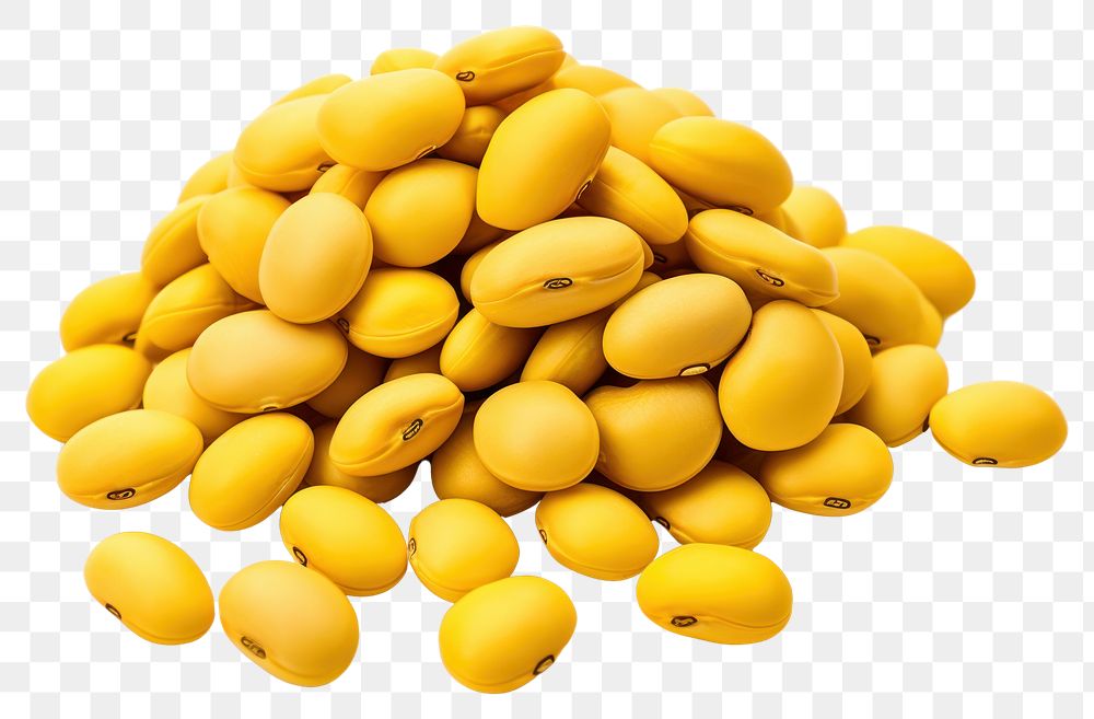 PNG  Yellow soybeans backgrounds vegetable plant. AI generated Image by rawpixel.