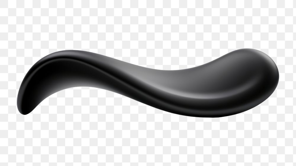 PNG  Curve curve black simplicity. AI generated Image by rawpixel.
