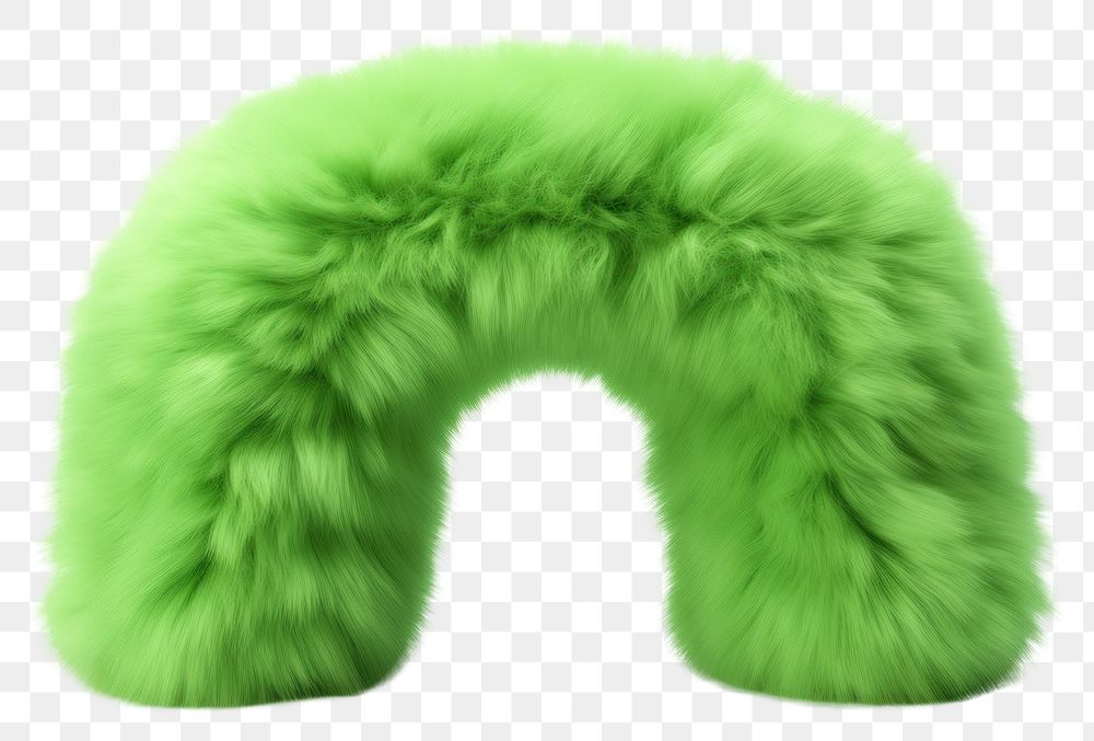 PNG Arch green fur white background. AI generated Image by rawpixel.