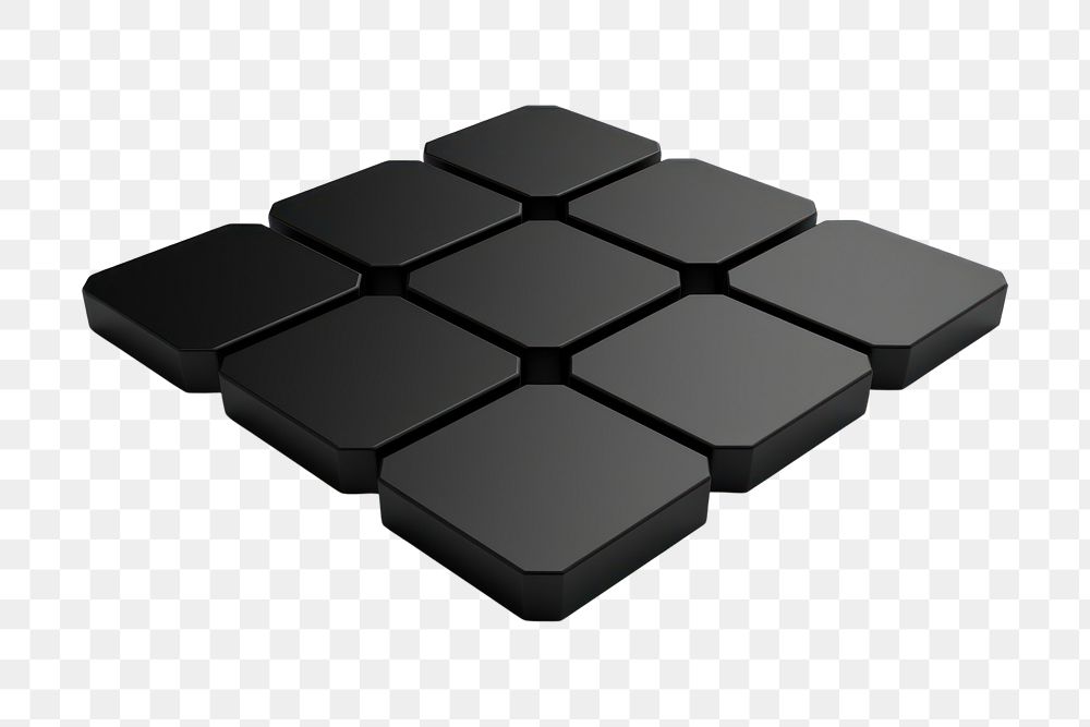 PNG  Hexagon hexagon black white background. AI generated Image by rawpixel.