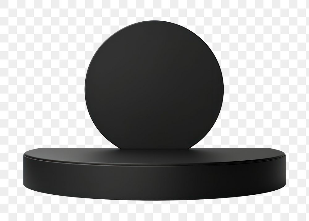 PNG  Podium black photography simplicity. AI generated Image by rawpixel.