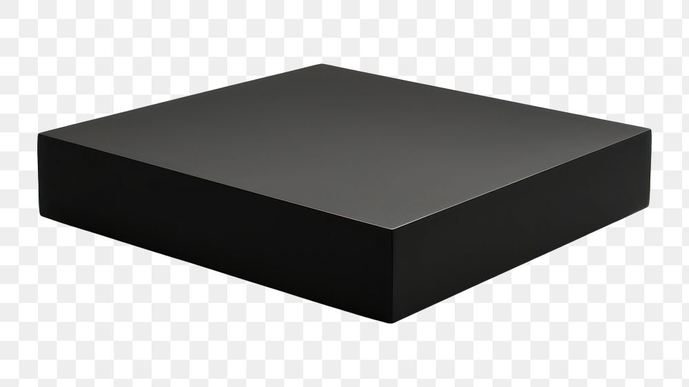 PNG  Rectangle rectangle furniture black. AI generated Image by rawpixel.