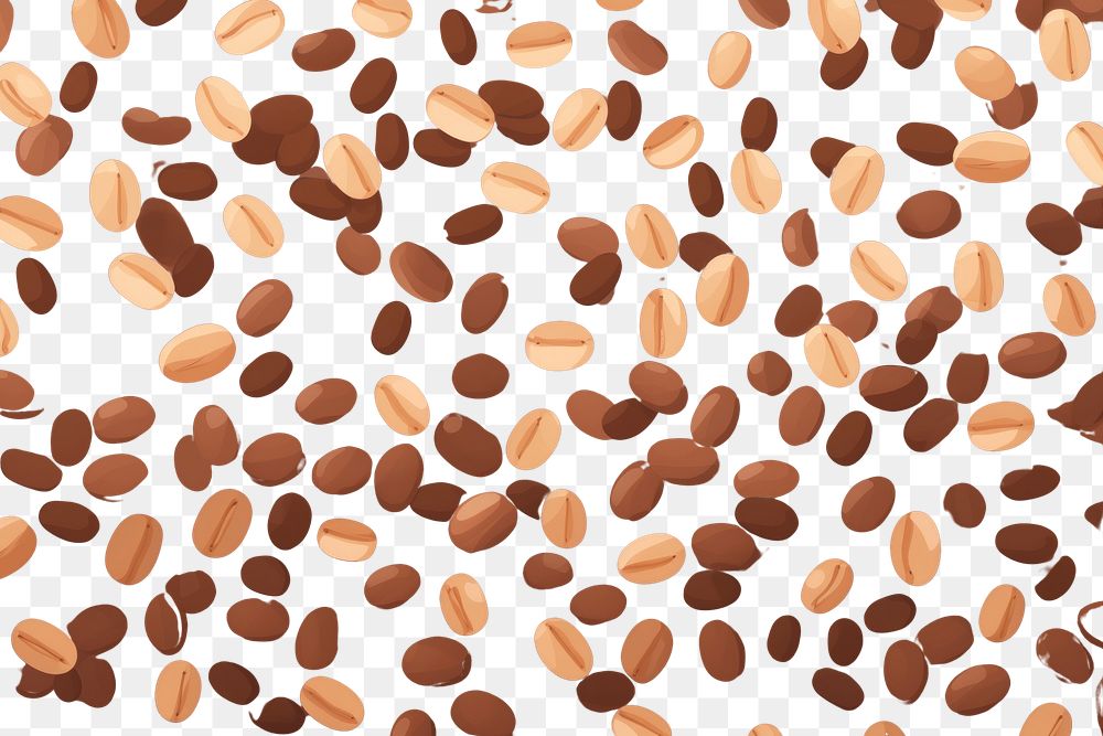 PNG  Coffee bean backgrounds abundance abstract. AI generated Image by rawpixel.