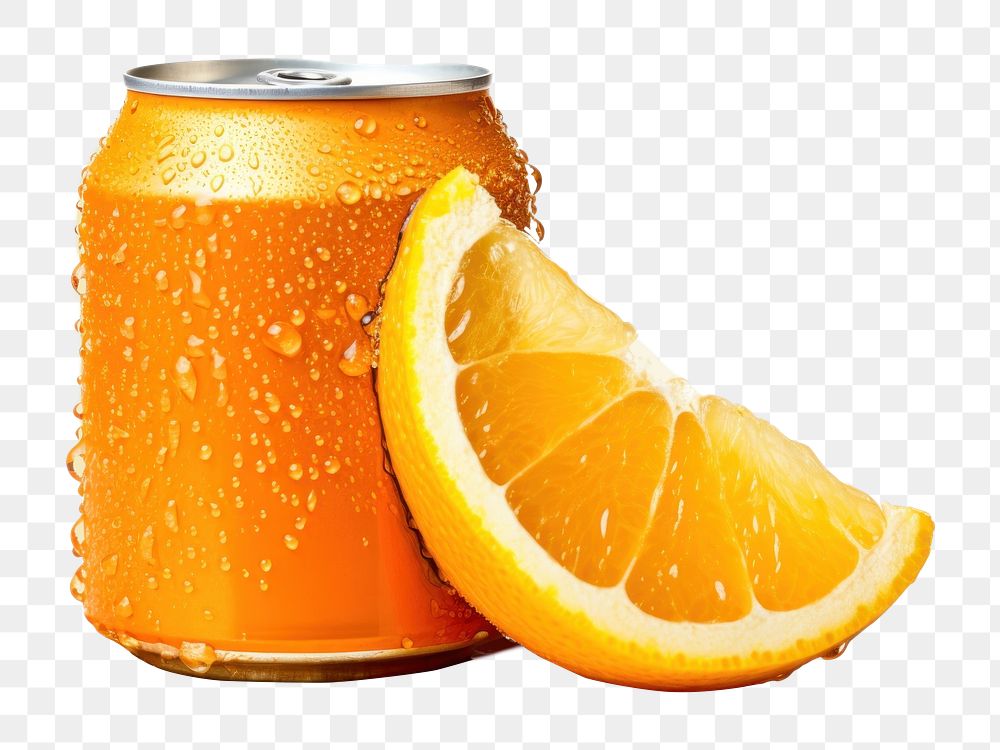 PNG Can orange fruit juice. AI generated Image by rawpixel.
