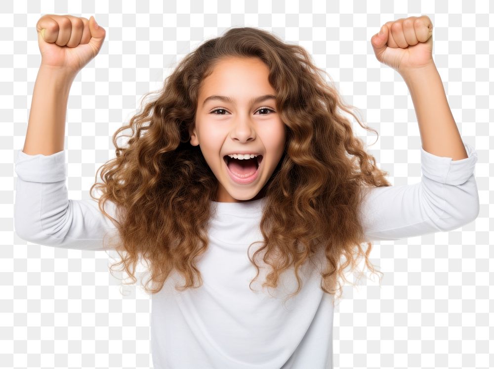 PNG  Child excitement dreadlocks happiness. AI generated Image by rawpixel.