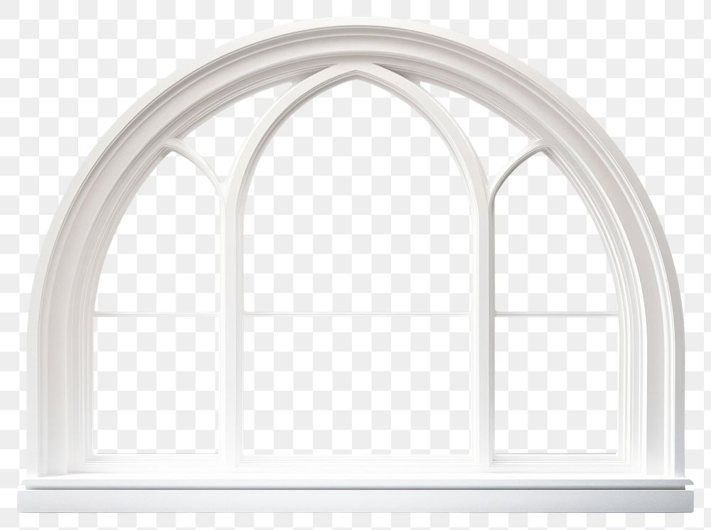 PNG A Isolated white window architecture transparent white background. AI generated Image by rawpixel.