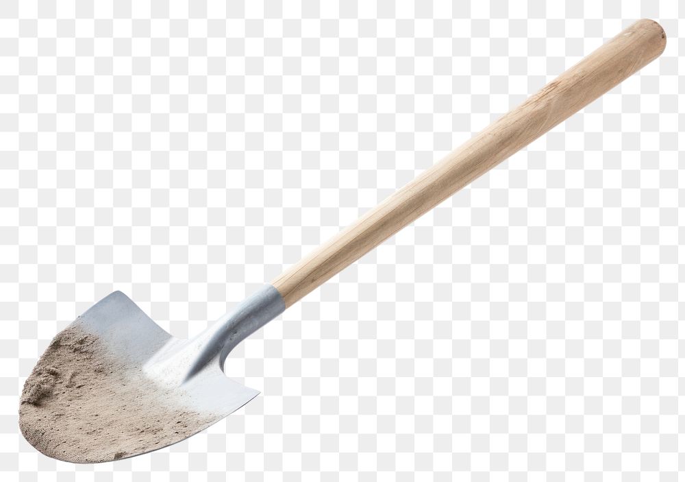 PNG  A Shovel shovel tool white background. AI generated Image by rawpixel.