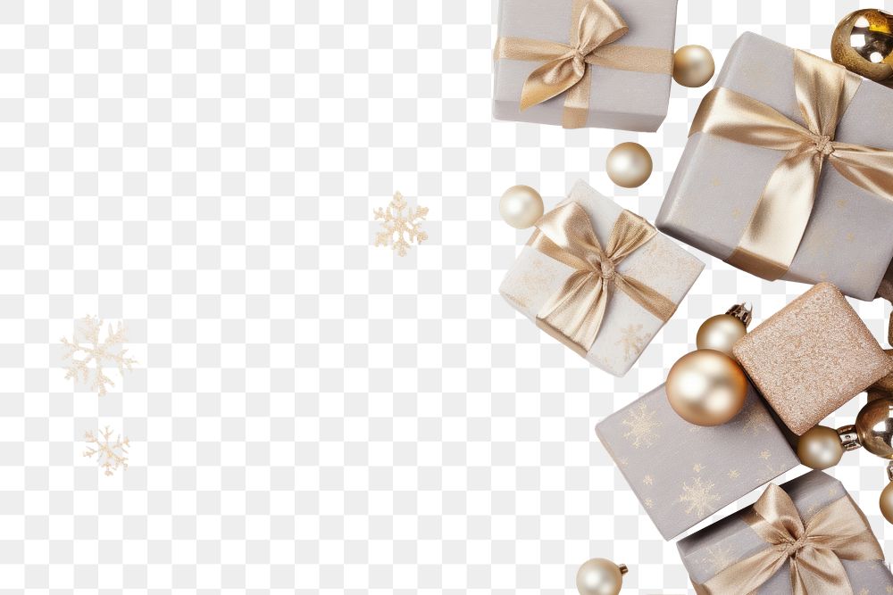 PNG Neutral Christmas frame christmas backgrounds gift. AI generated Image by rawpixel.