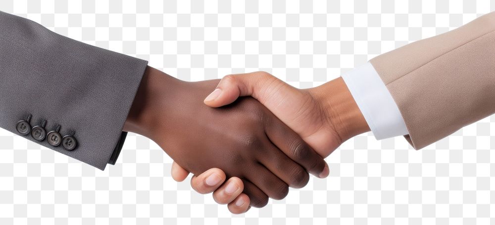 PNG  Shake hands to congratulate handshake agreement greeting. AI generated Image by rawpixel.