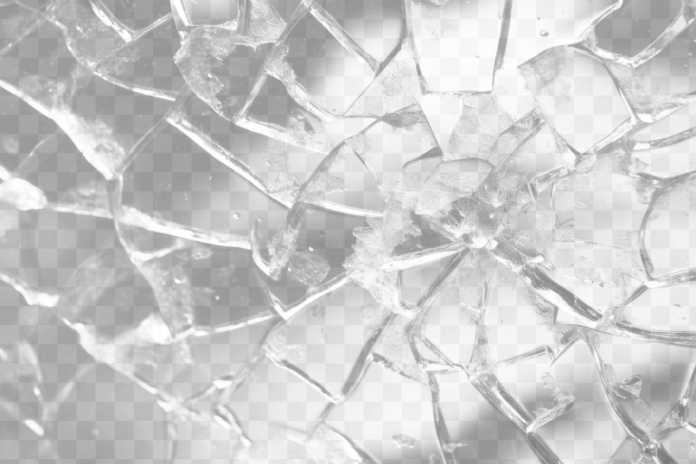 PNG Broken glass texture broken ice macro photography