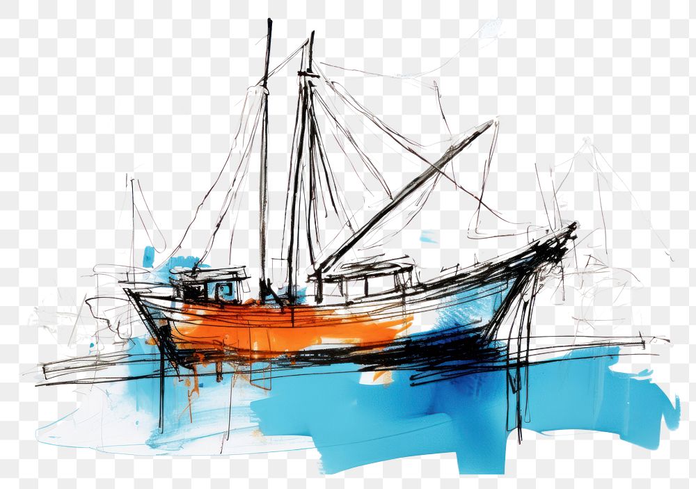 PNG Boat drawing boat sailboat. 