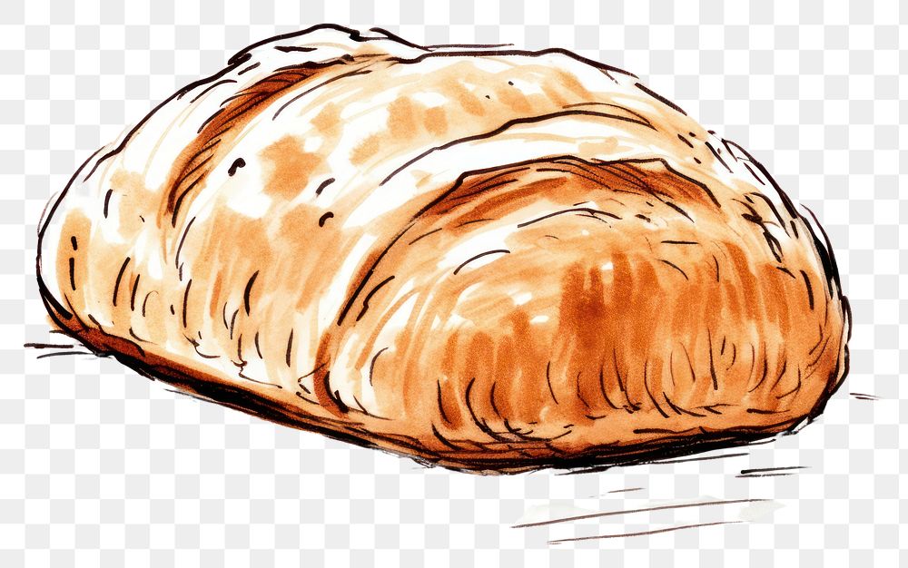 PNG Bread bread croissant food. AI generated Image by rawpixel.