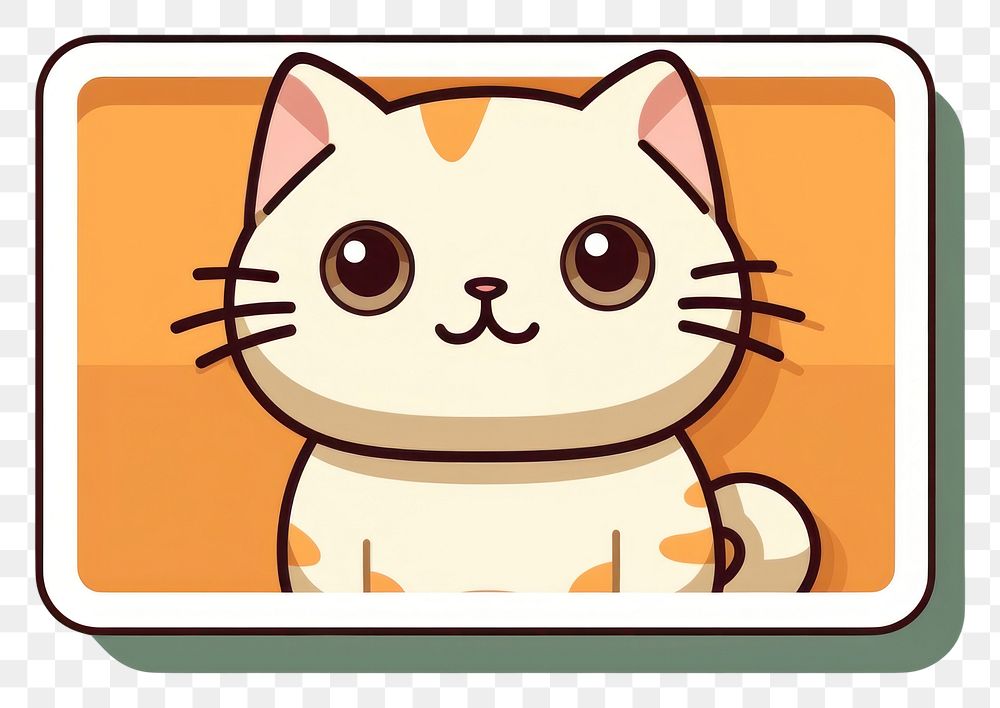 PNG Pet cartoon sticker animal. AI generated Image by rawpixel.