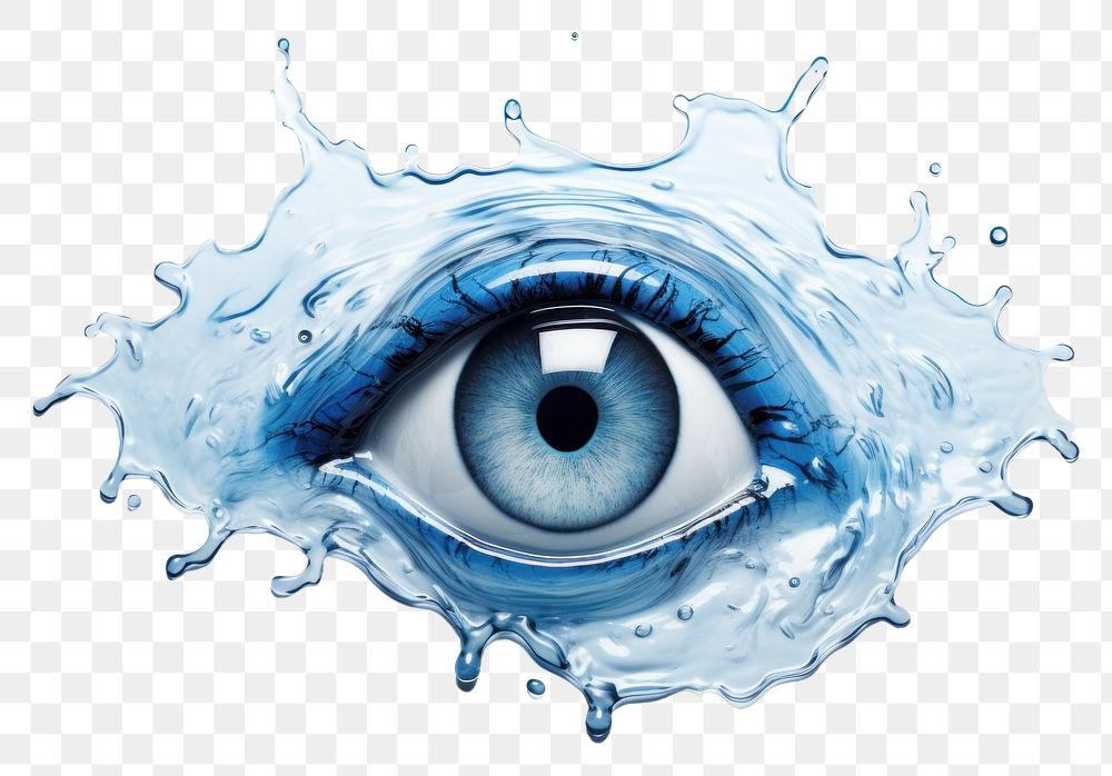 PNG Eye shape water eye. AI generated Image by rawpixel.