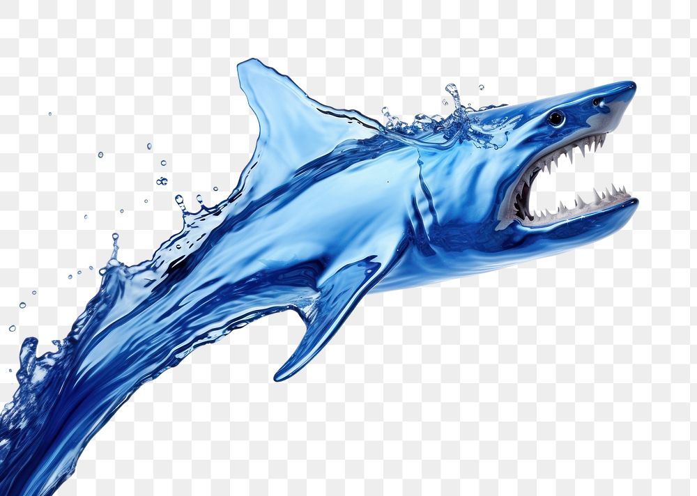 PNG Shark transparent shark animal fish. AI generated Image by rawpixel.