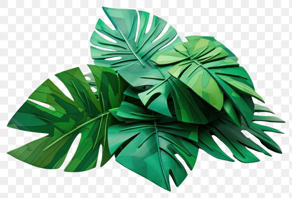 PNG Palm leaves origami plant paper. AI generated Image by rawpixel.