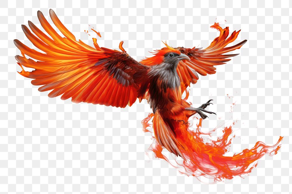 PNG Bird bird fire burning. 