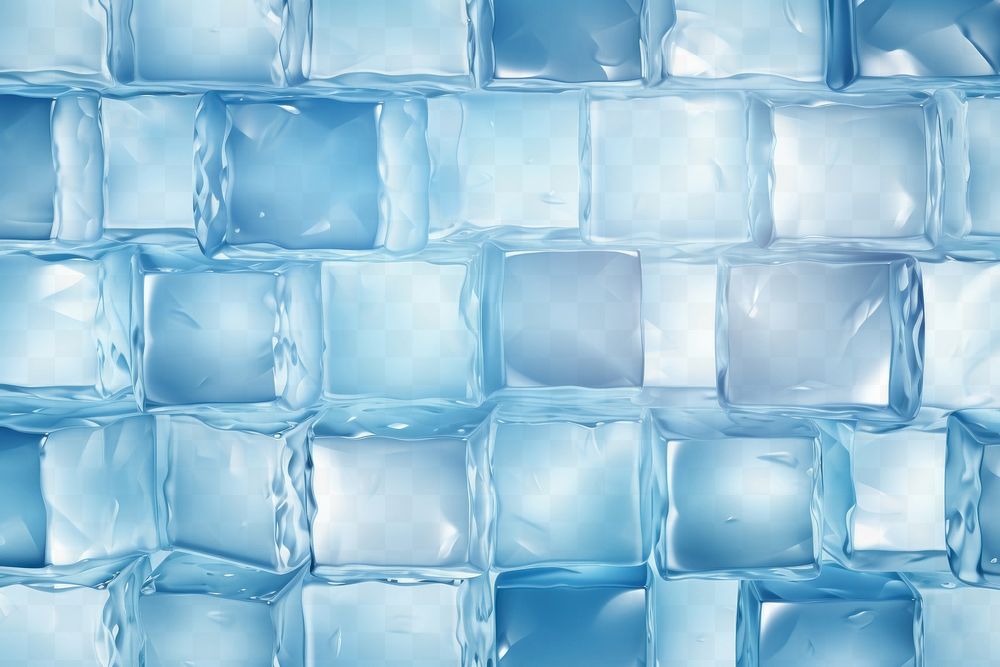 PNG Ice cubes crystal backgrounds frozen. AI generated Image by rawpixel.