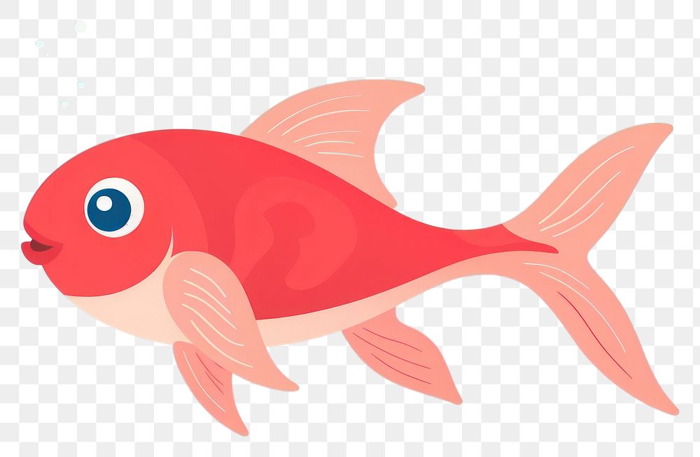 PNG Fish swimming goldfish animal underwater. AI generated Image by rawpixel.