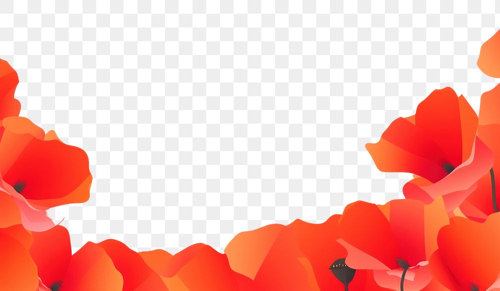 PNG Poppy backgrounds abstract flower. AI generated Image by rawpixel.