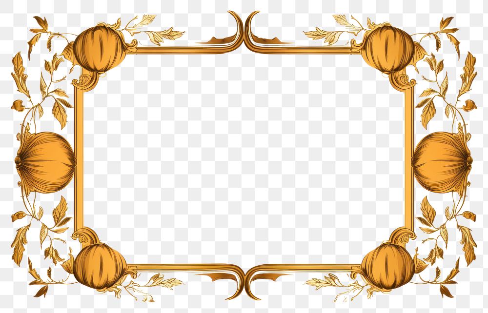 PNG  Pumpkin frame thanksgiving celebration. AI generated Image by rawpixel.