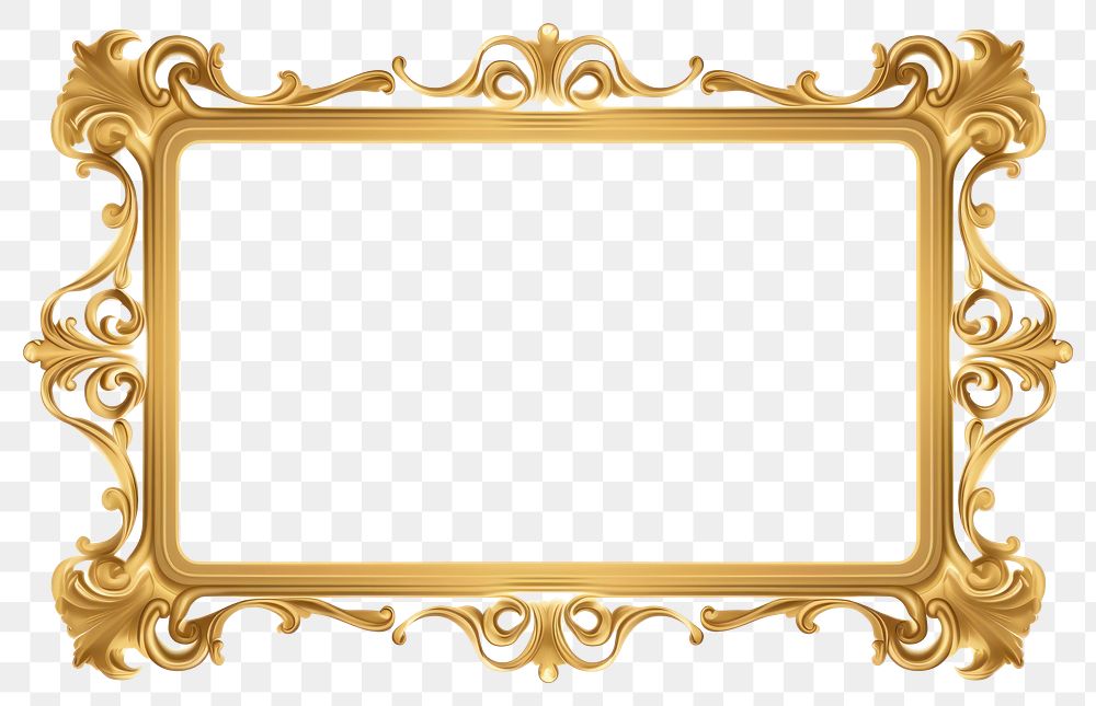 PNG  Halloween backgrounds frame gold. AI generated Image by rawpixel.