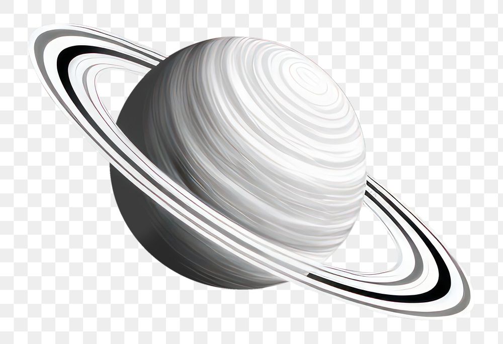 PNG Cute saturn astronomy planet nature. AI generated Image by rawpixel.