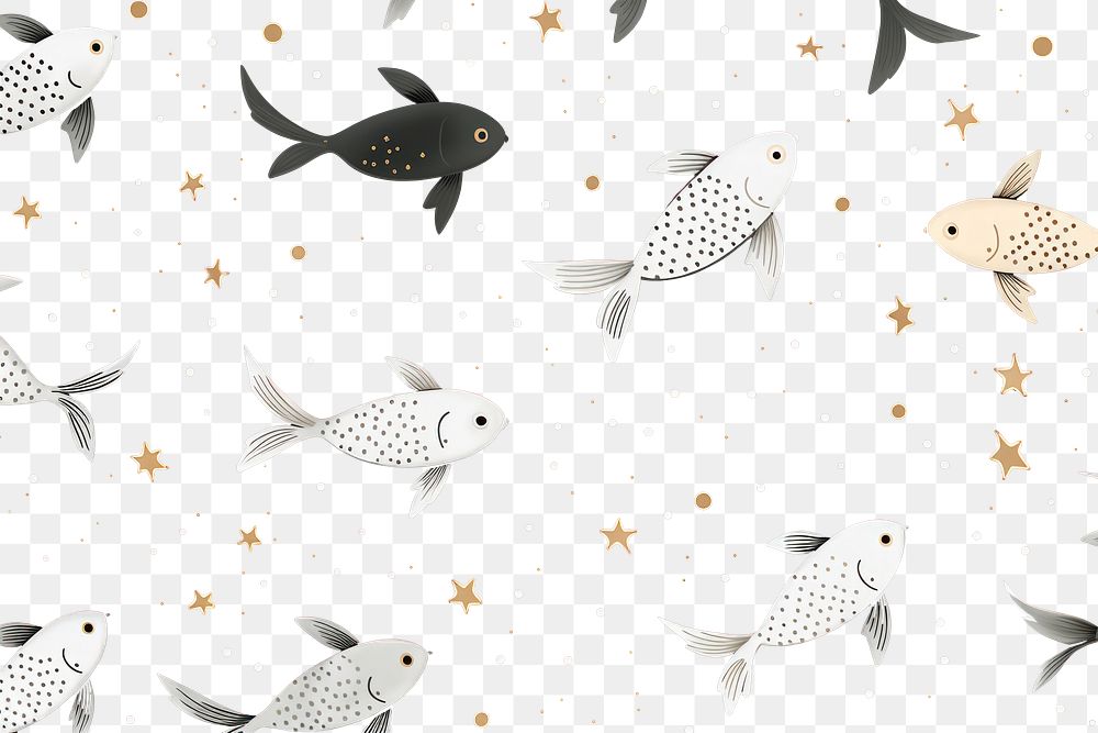 PNG Koi backgrounds fish constellation. AI generated Image by rawpixel.