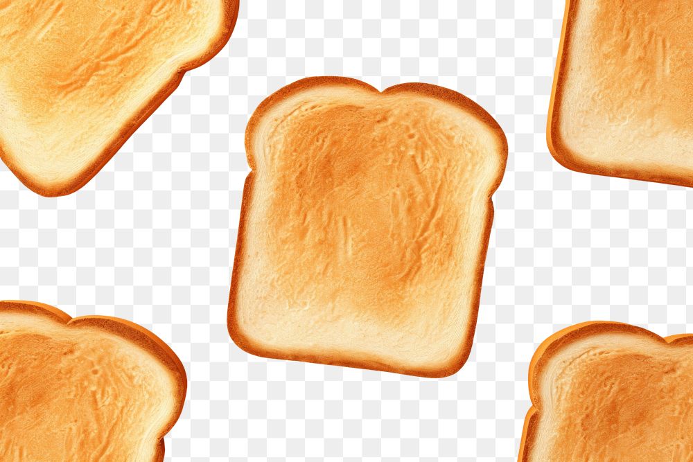 PNG Toasts bread food backgrounds. AI generated Image by rawpixel.