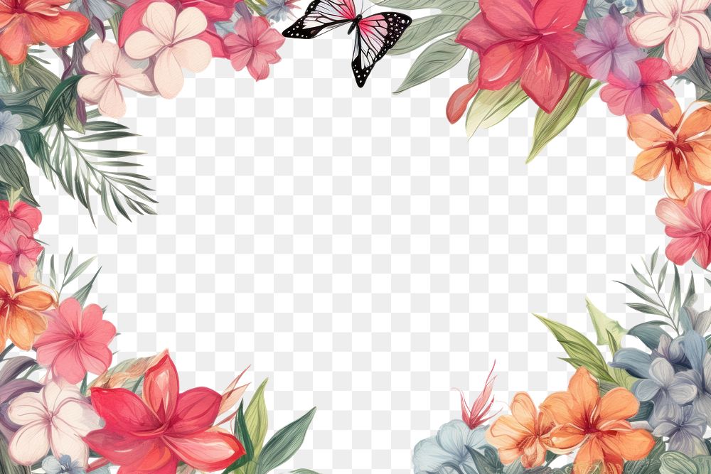 PNG  Flower plant backgrounds outdoors. AI generated Image by rawpixel.