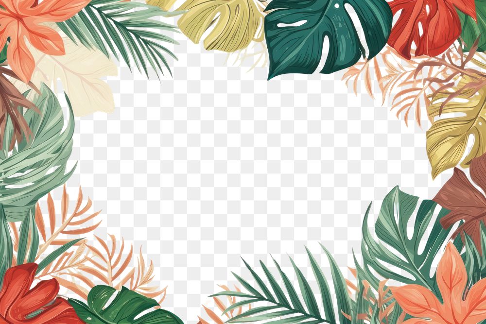 PNG  Plant backgrounds outdoors tropics. AI generated Image by rawpixel.