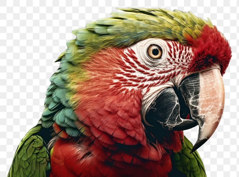 PNG Close up parrot face roaring animal bird beak. AI generated Image by rawpixel.
