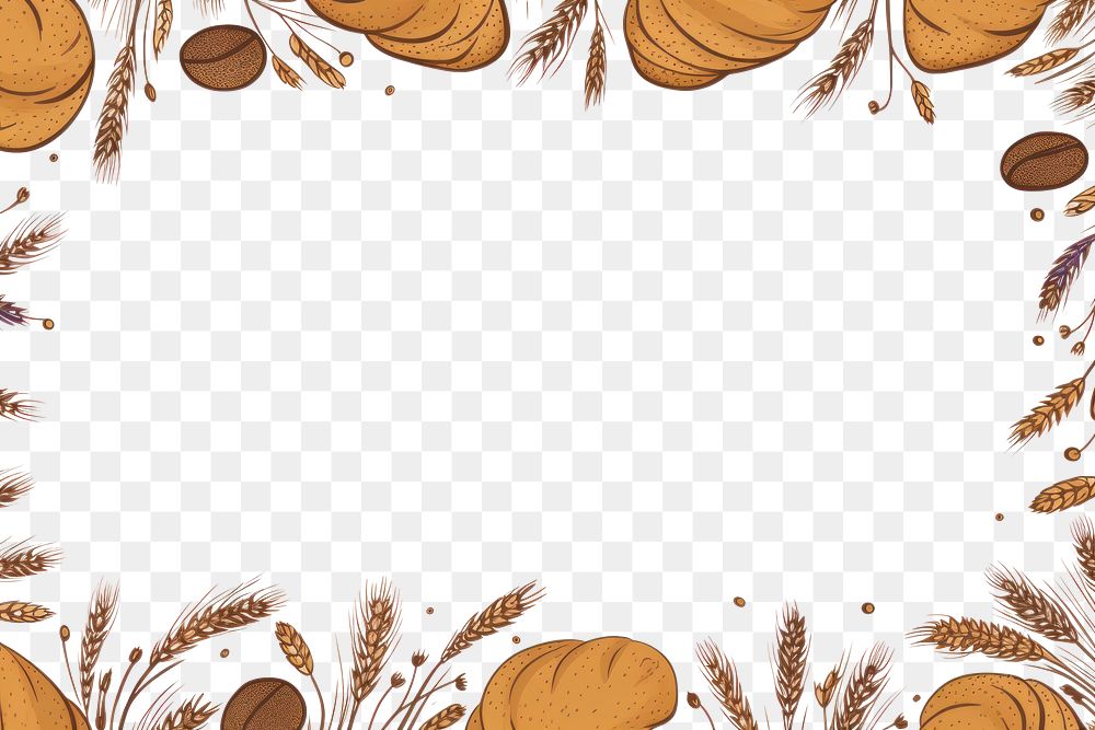 PNG  Breads backgrounds pattern food. AI generated Image by rawpixel.