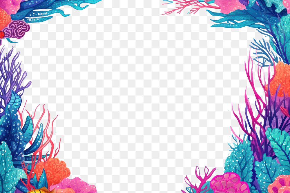 PNG  Coral reef backgrounds outdoors nature. AI generated Image by rawpixel.