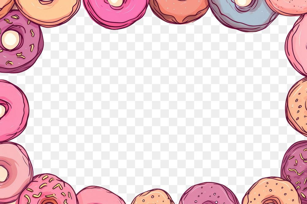 PNG Donut text backgrounds paper. AI generated Image by rawpixel.