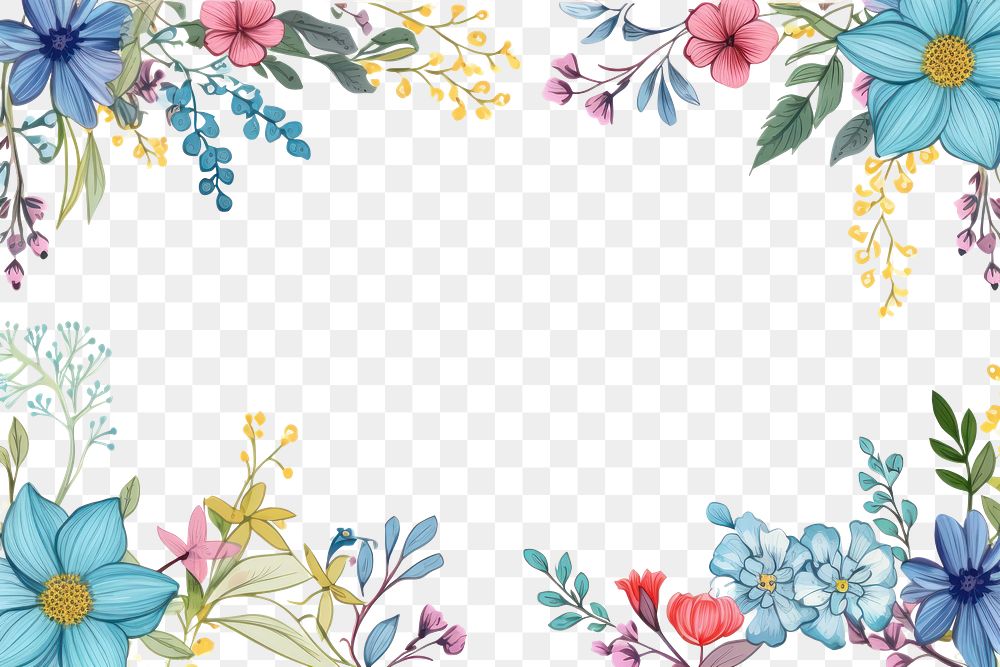 PNG  Flowers backgrounds pattern plant. AI generated Image by rawpixel.
