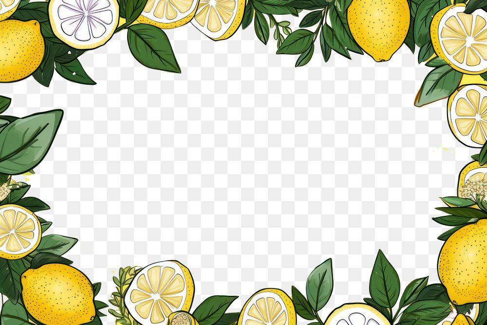 PNG  Lemon backgrounds fruit plant. AI generated Image by rawpixel.