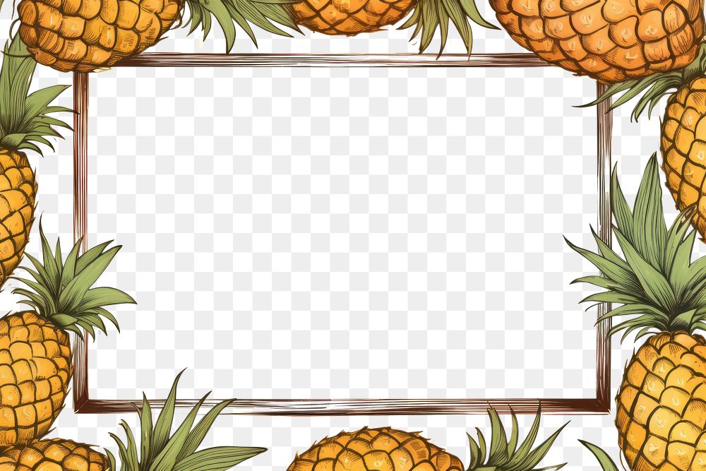 PNG  Pineapple backgrounds fruit plant. AI generated Image by rawpixel.