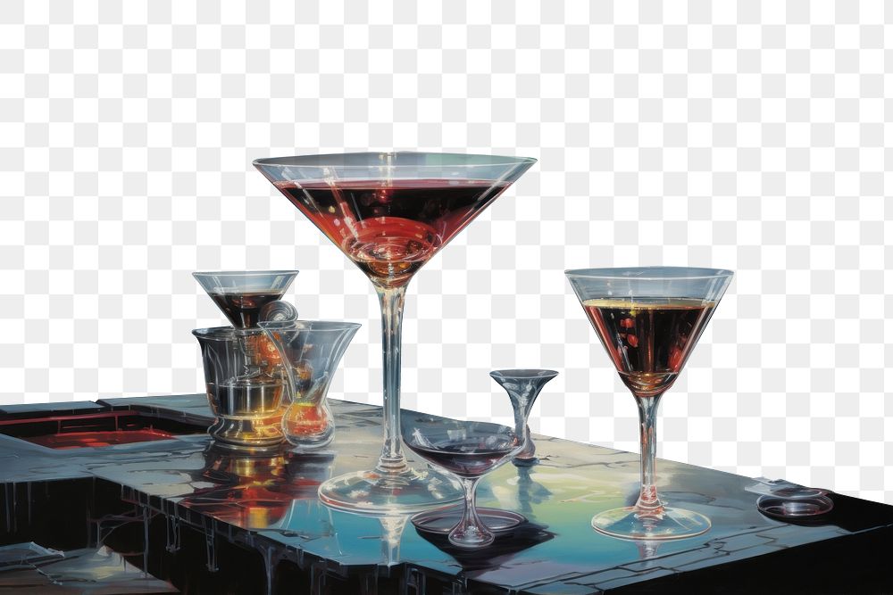 PNG Cocktail martini glass drink