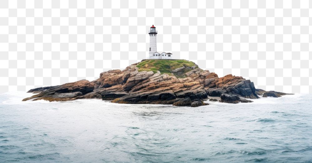 PNG Sea lighthouse outdoors nature. AI generated Image by rawpixel.