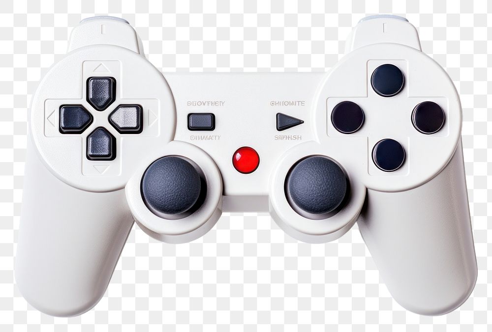 PNG Video Game controller joystick white background game controller. AI generated Image by rawpixel.