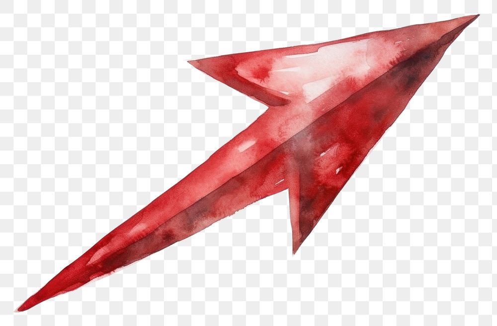 PNG Arrow shape red white background. AI generated Image by rawpixel.